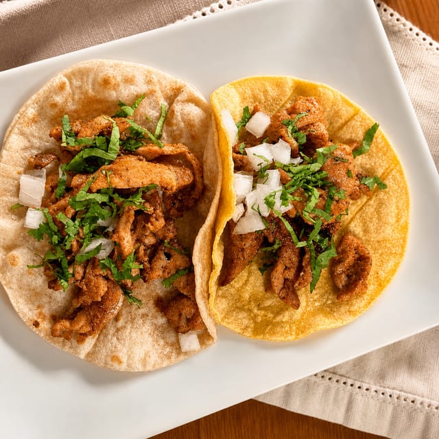 Pollo Asado Taco.